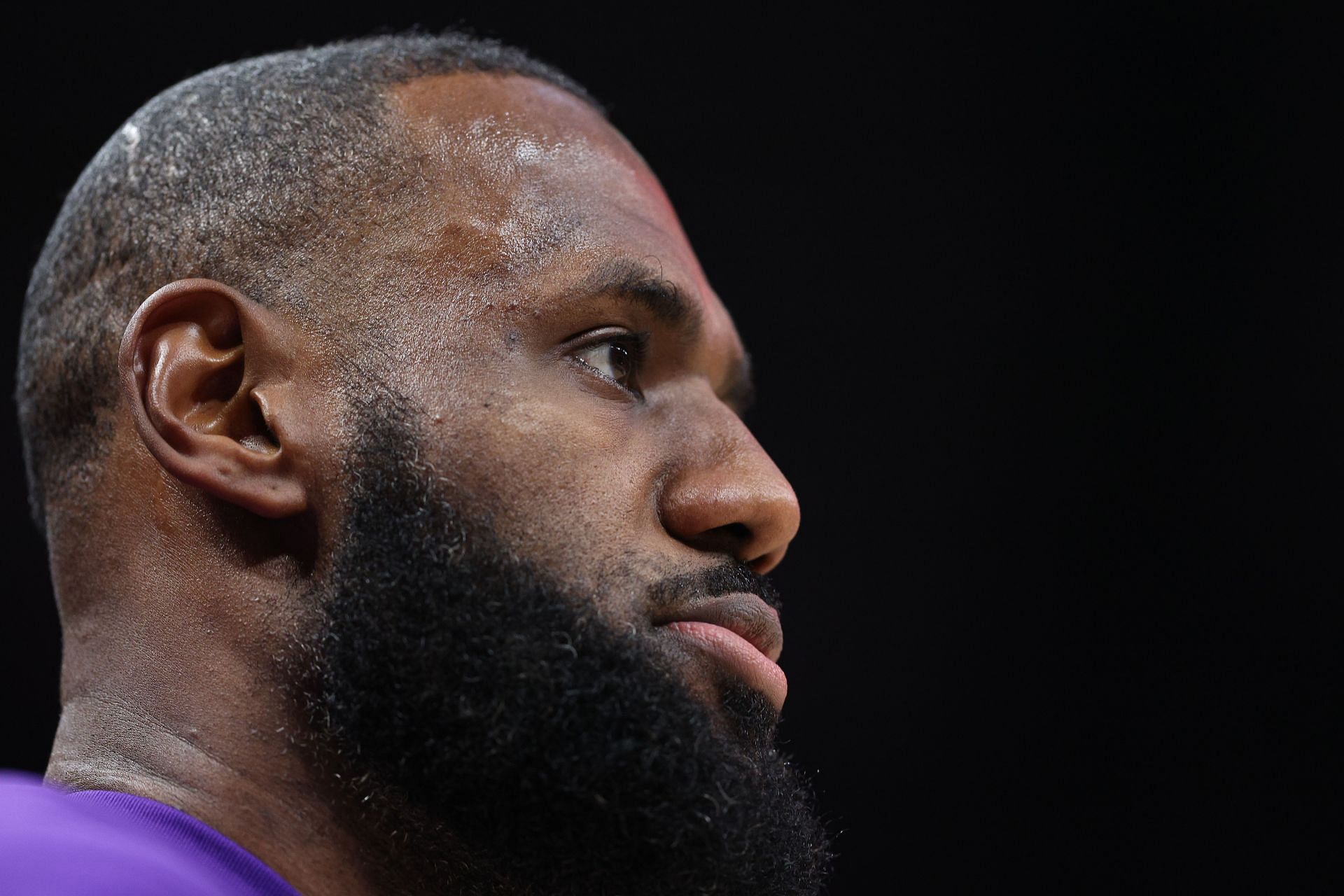 Los Angeles Lakers forward LeBron James was vocal about a pair of courtside fans