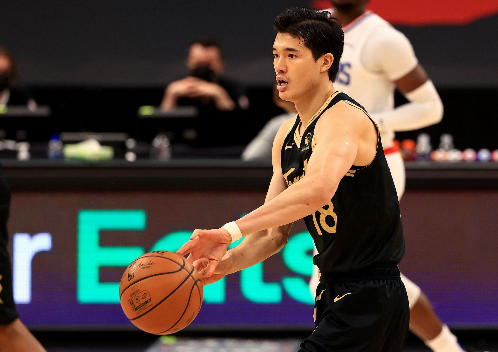 Yuta Watanabe of the Toronto Raptors