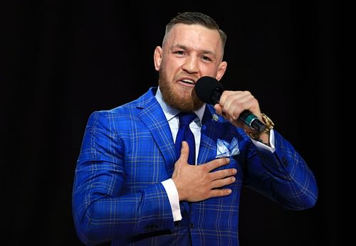 Conor McGregor at the World Press Tour - Toronto