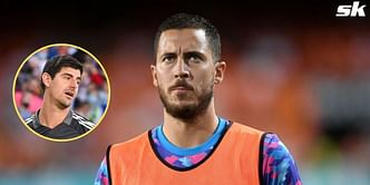 "We can't think of him as just any old player" - Real Madrid's Thibaut Courtois believes struggling Eden Hazard's quality must not be forgotten