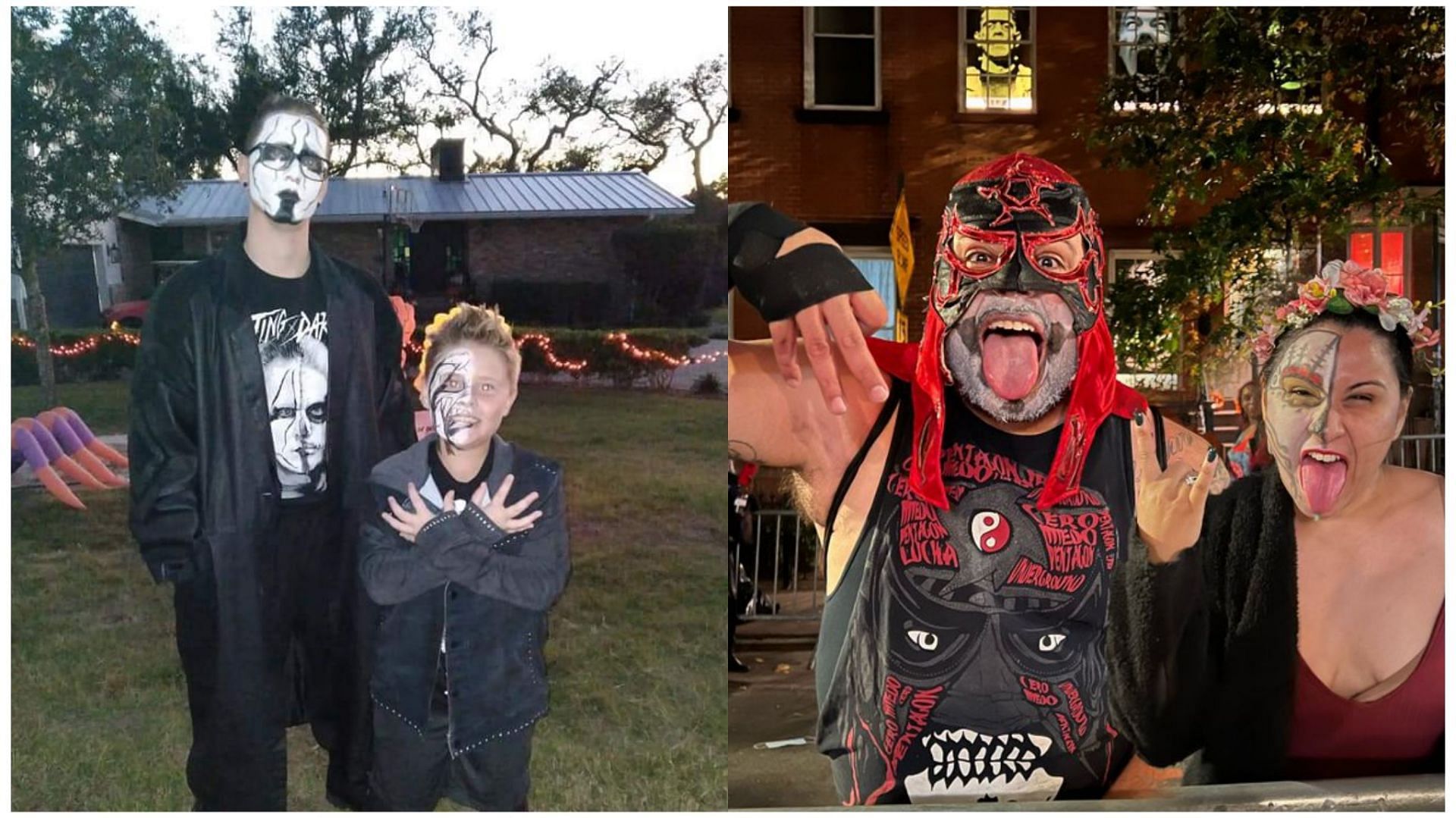 AEW fans dressed up for Halloween 2021
