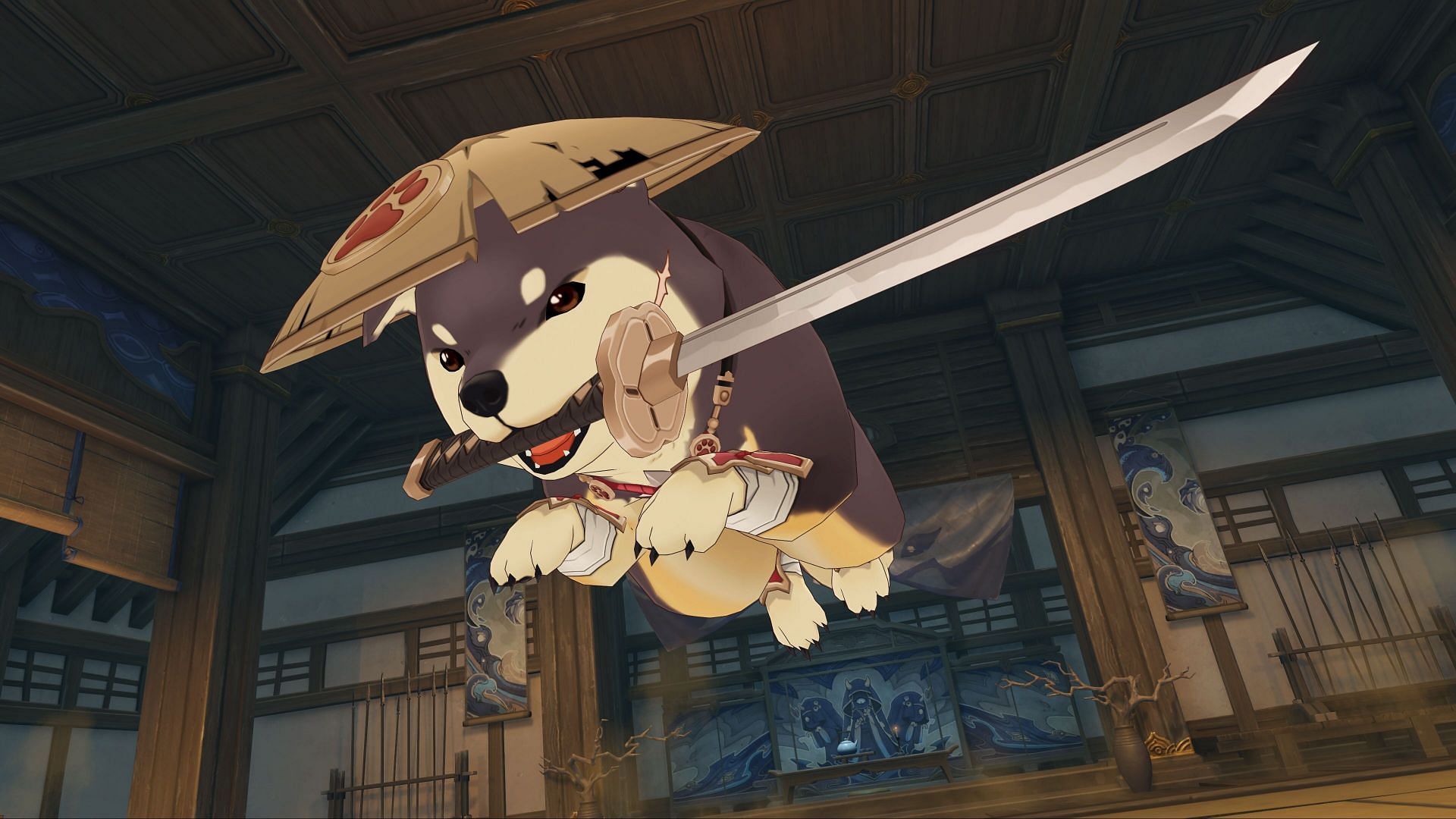 An official screenshot for Bantan Sango Case Files: The Warrior Dog (Image via Genshin Impact)