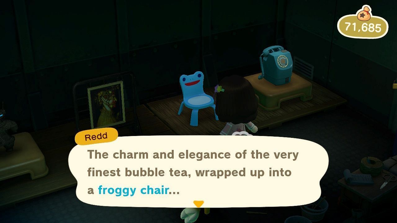 The Froggy Chair can also be taken from Redd (Image via Nintendo)
