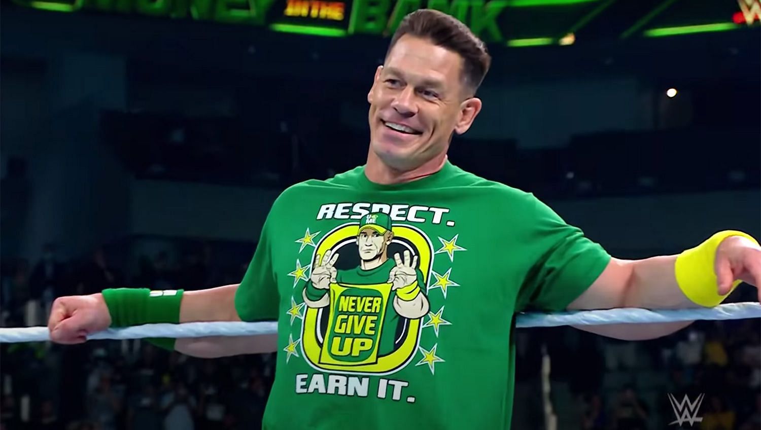 John Cena during his last run with WWE in 2021