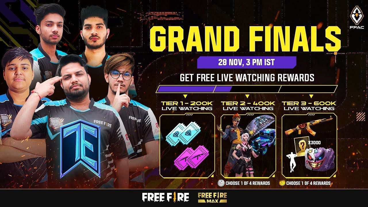 Free Fire Asia Championship Grand Finals is all set to begin on November 28 (Image via Garena)