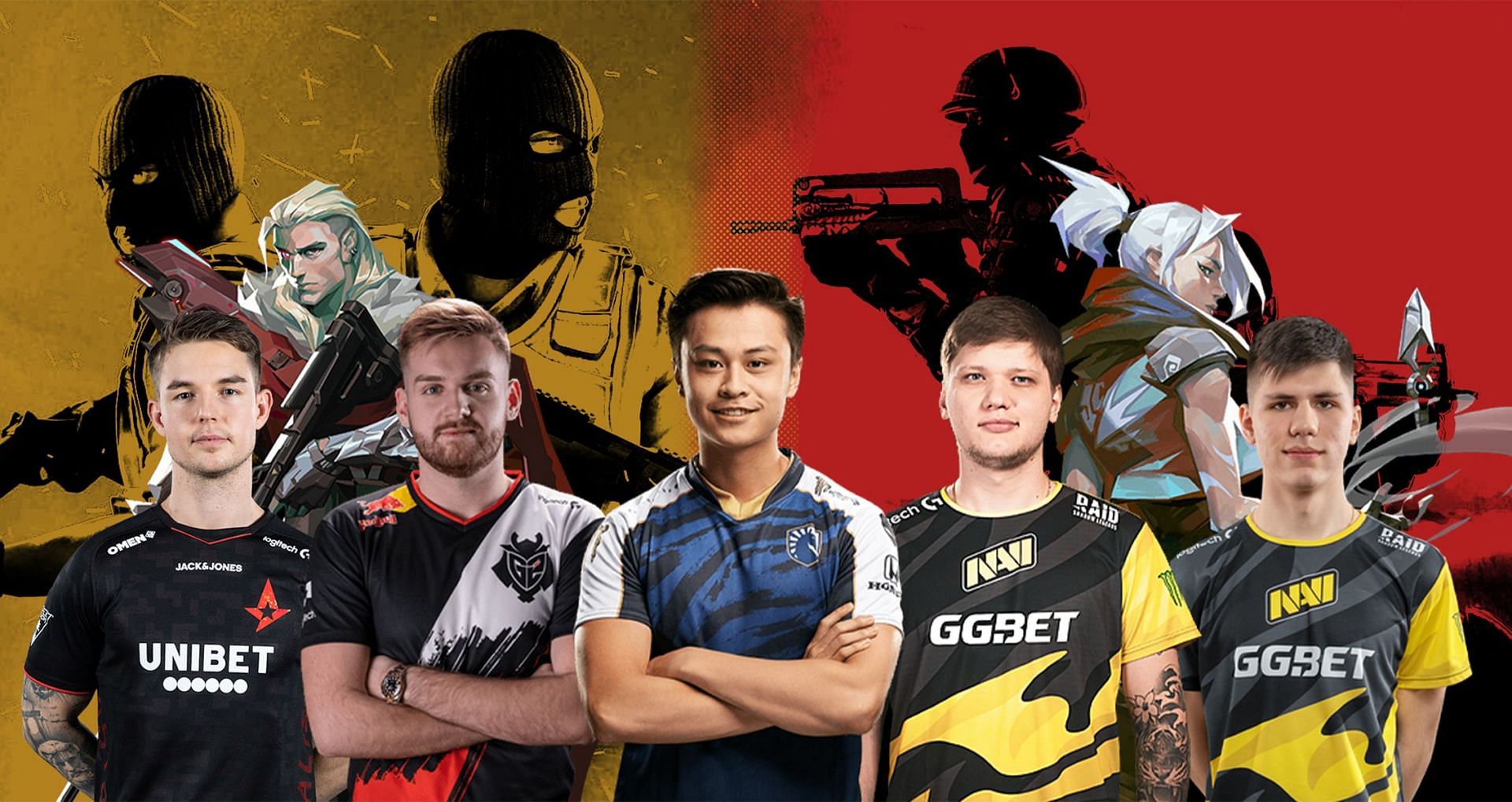 Which CSGO Professionals can earn a big name if they switched to Valorant (Image by Sportskeeda)
