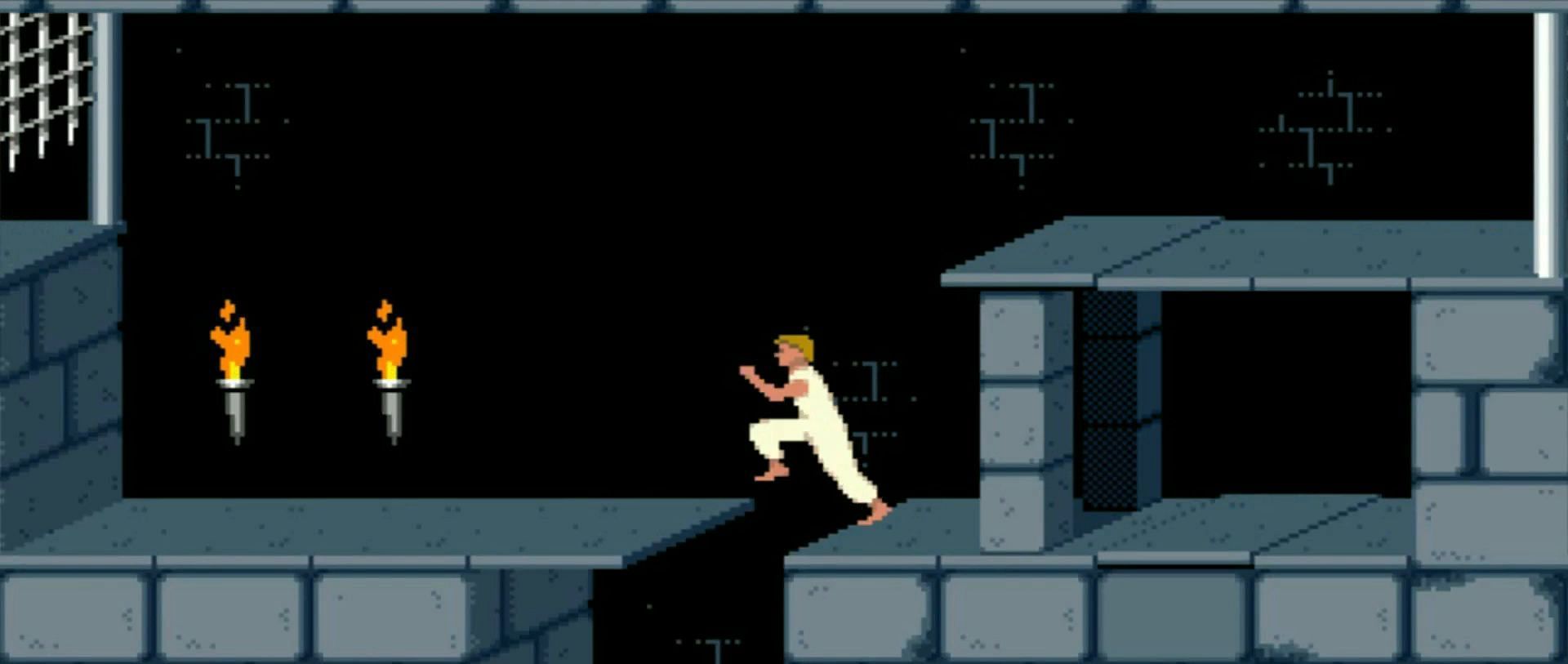 The Prince referred to Mechner&#039;s brother doing acrobatic stunts (Image via Prince of Persia 1989)