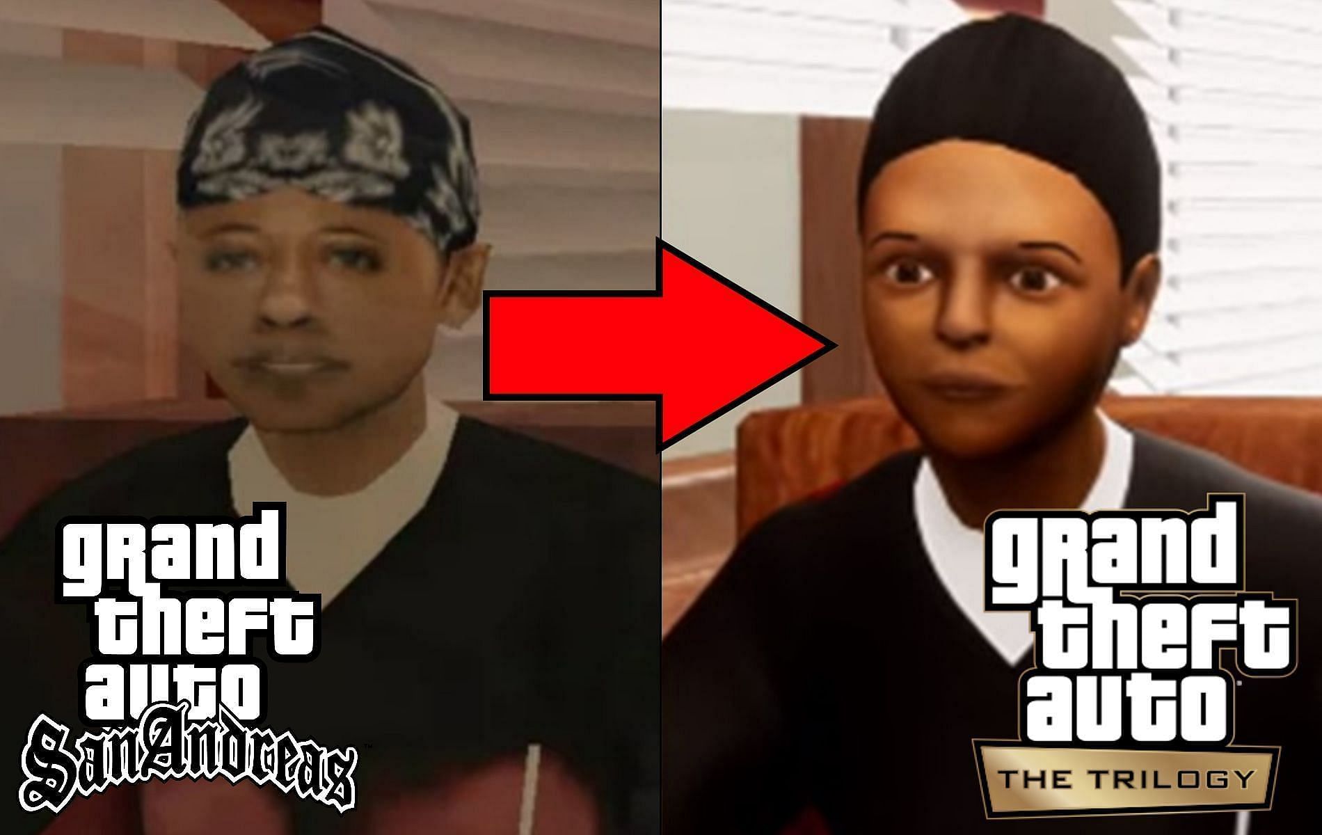 5 funniest character models in GTA Trilogy Definitive Edition (Image via Rockstar Games)
