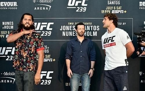 Jorge Masvidal (left) and Ben Askren (right)