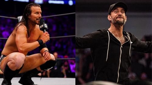 Adam Cole (left) and CM Punk (right)