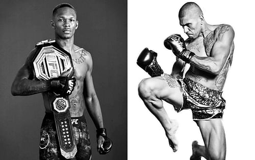 Israel Adesanya (left) and Alex Pereira (right) [Right Image Courtesy: @alexpoatanpereira on Instagram]