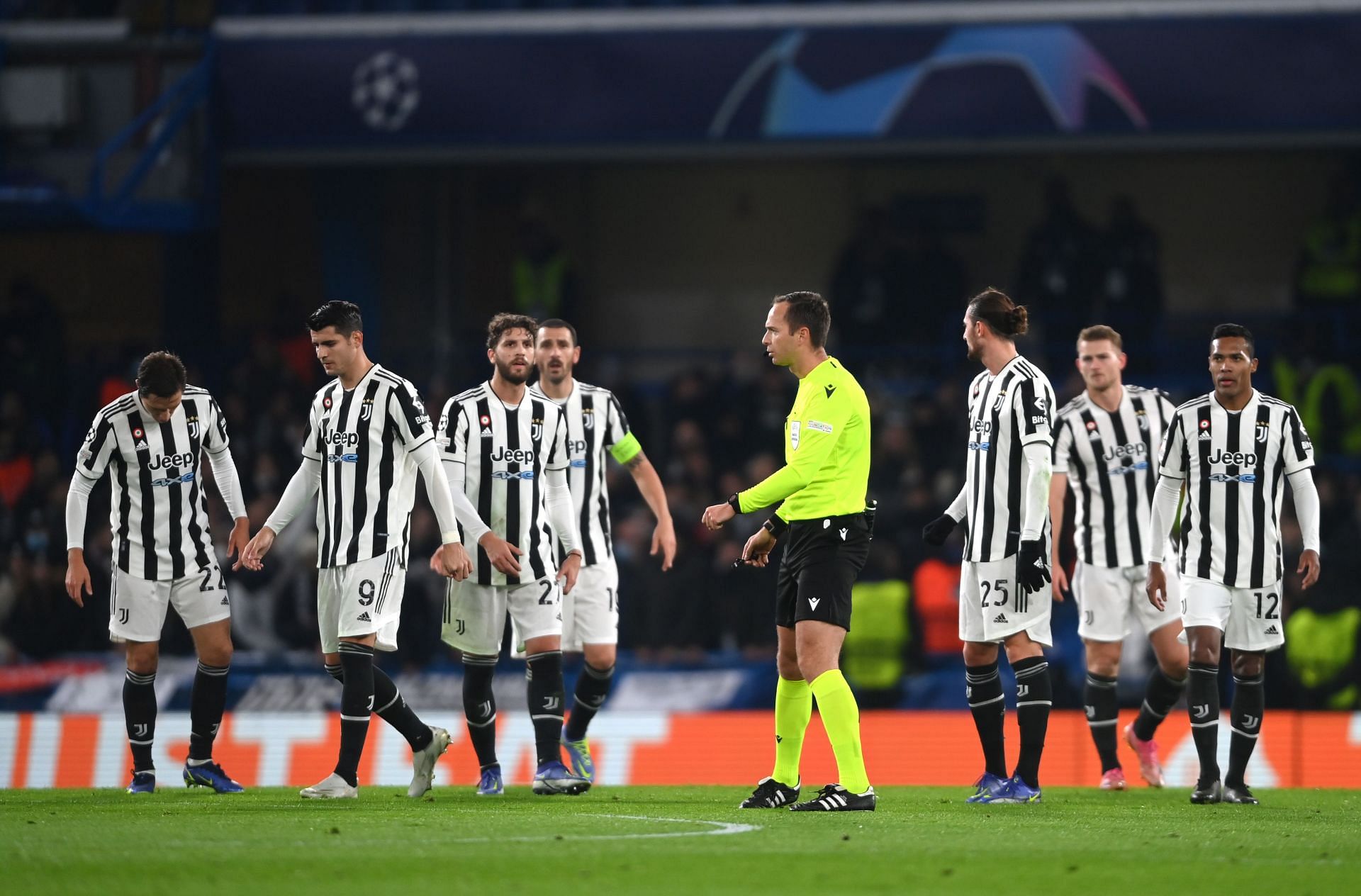 Juventus never found themselves in control during the game.