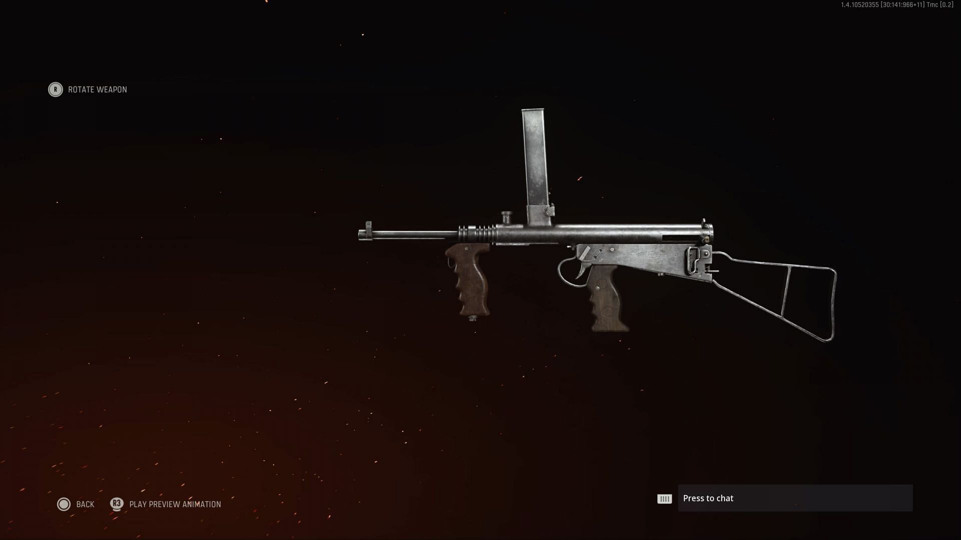 The Owen Gun SMG. (Image via Activision)