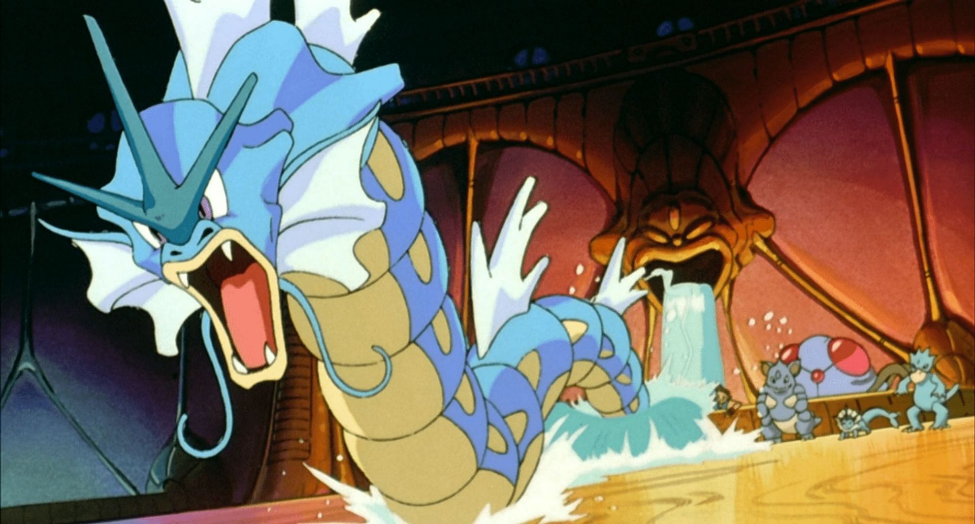Gyarados also made an appearance in the first Pokemon Movie. (Image via The Pokemon Company)