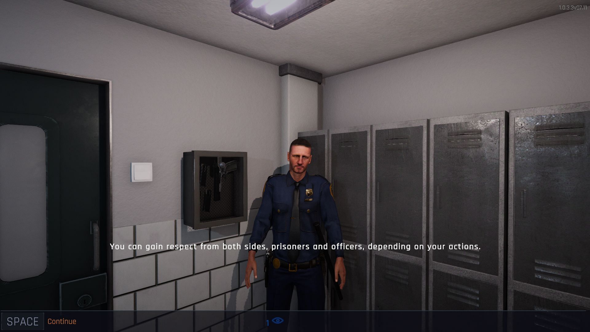 Earning respect in the game (Image via Prison Simulator)