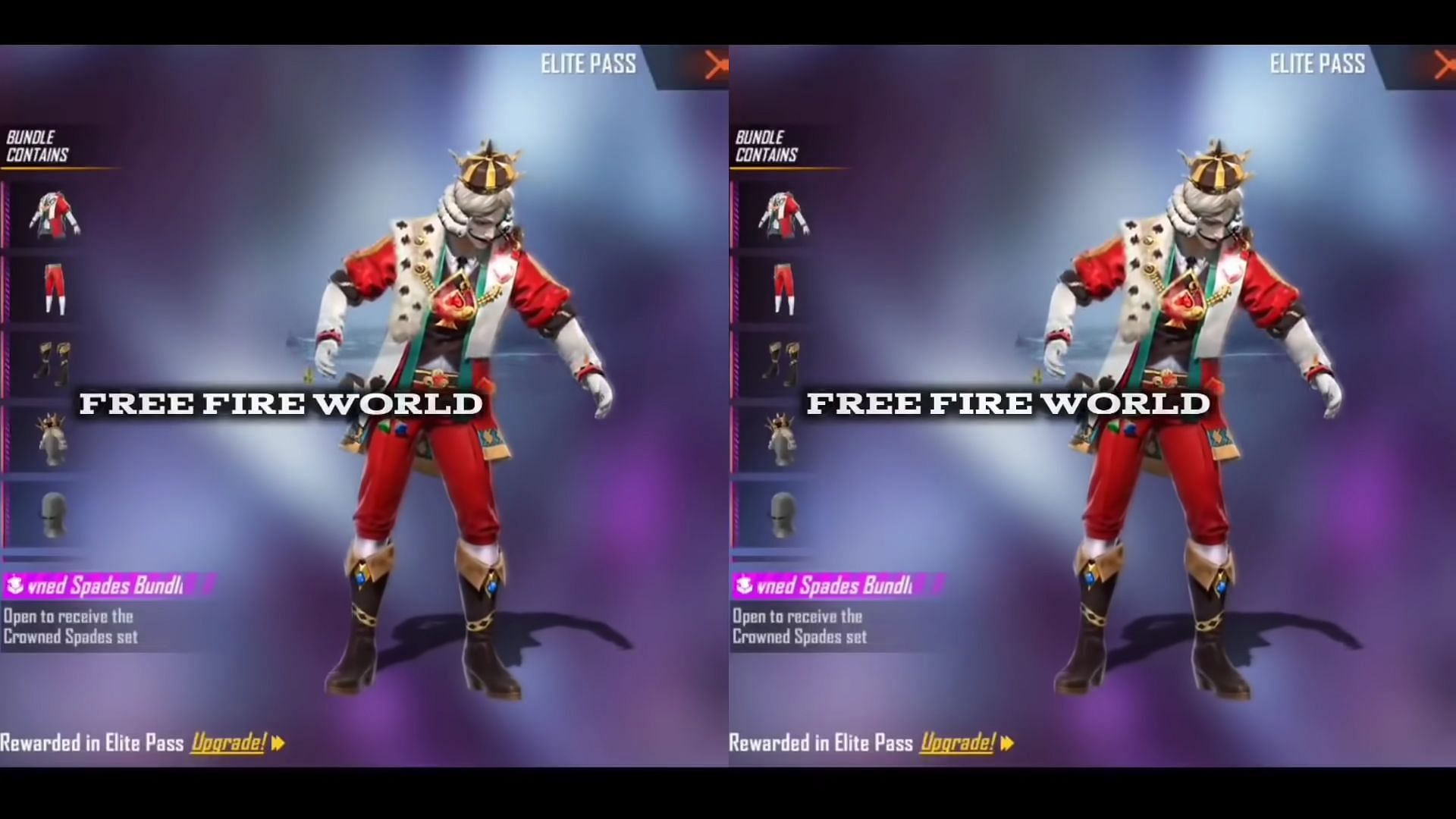 One of the leaked rewards (Image via Free Fire World / YouTube)