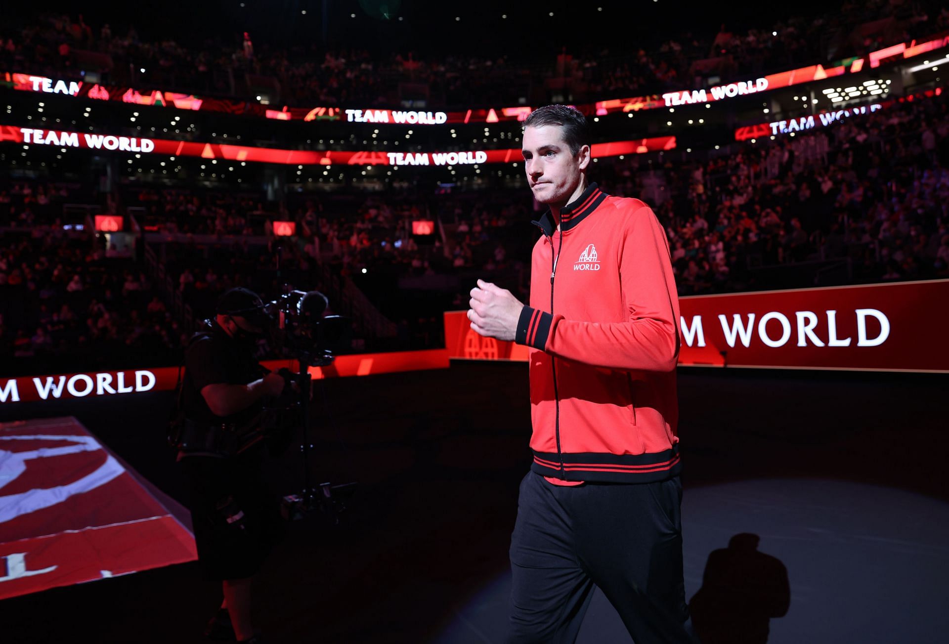 John Isner at the 2021 Laver Cup