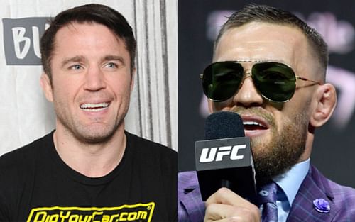 Chael Sonnen (left); Conor McGregor (right)