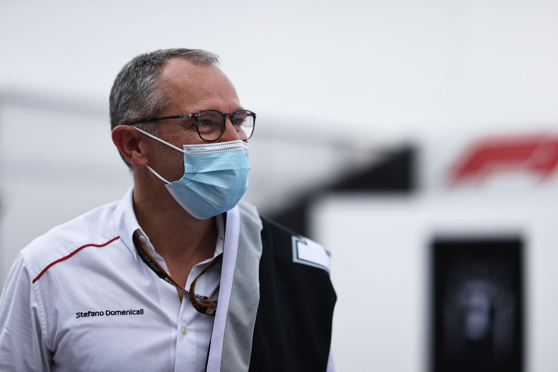 F1 CEO Stefano Domenicali in the paddock (Photo by Chris Graythen/Getty Images)