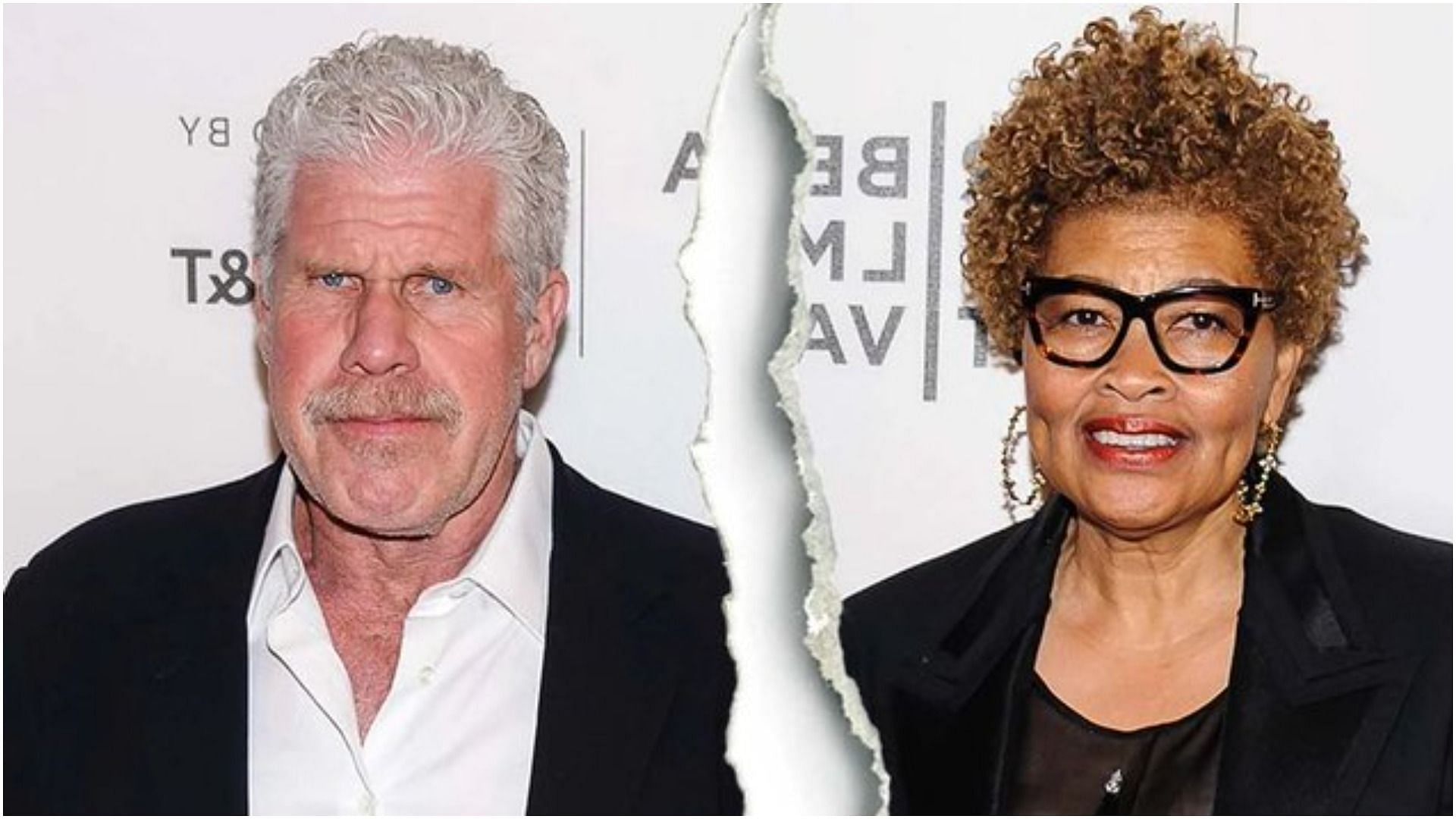 Ron Perlman and Opal Stone are now officially divorced. (Image via Twitter/mentallion)