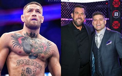 Conor McGregor (left), John McCarthy & Josh Thomson (left) [Images Courtesy: @thenotoriousmma @therealpunk on Instagram]