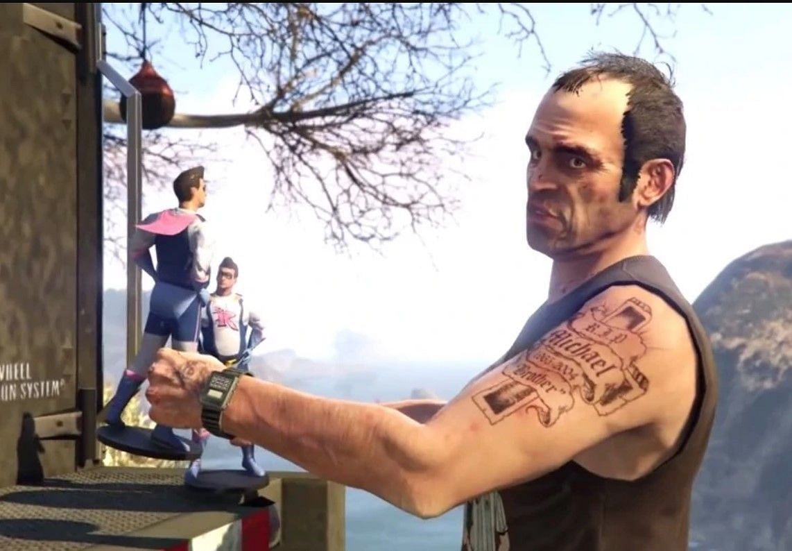 Trevor Philips, as he appears in Series A Funding (Image via Rockstar Games)