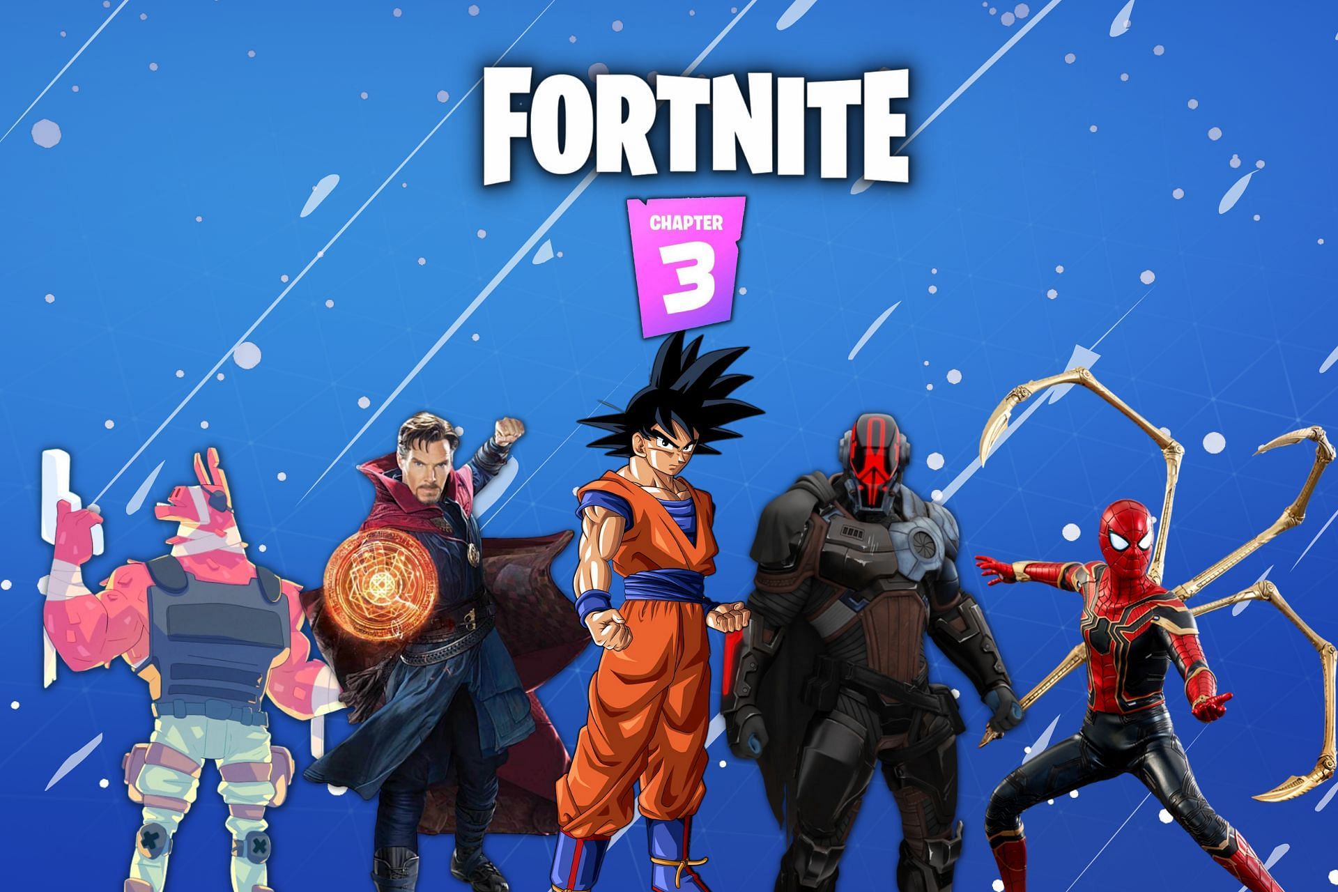 Top five expected Battle Pass skins in Fortnite Chapter 3 (Image via Sportskeeda)