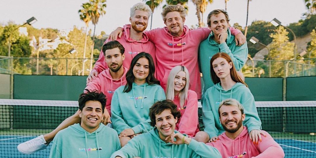 Few of the many Vlog Squad members (Image via David Dobrik/Instagram)