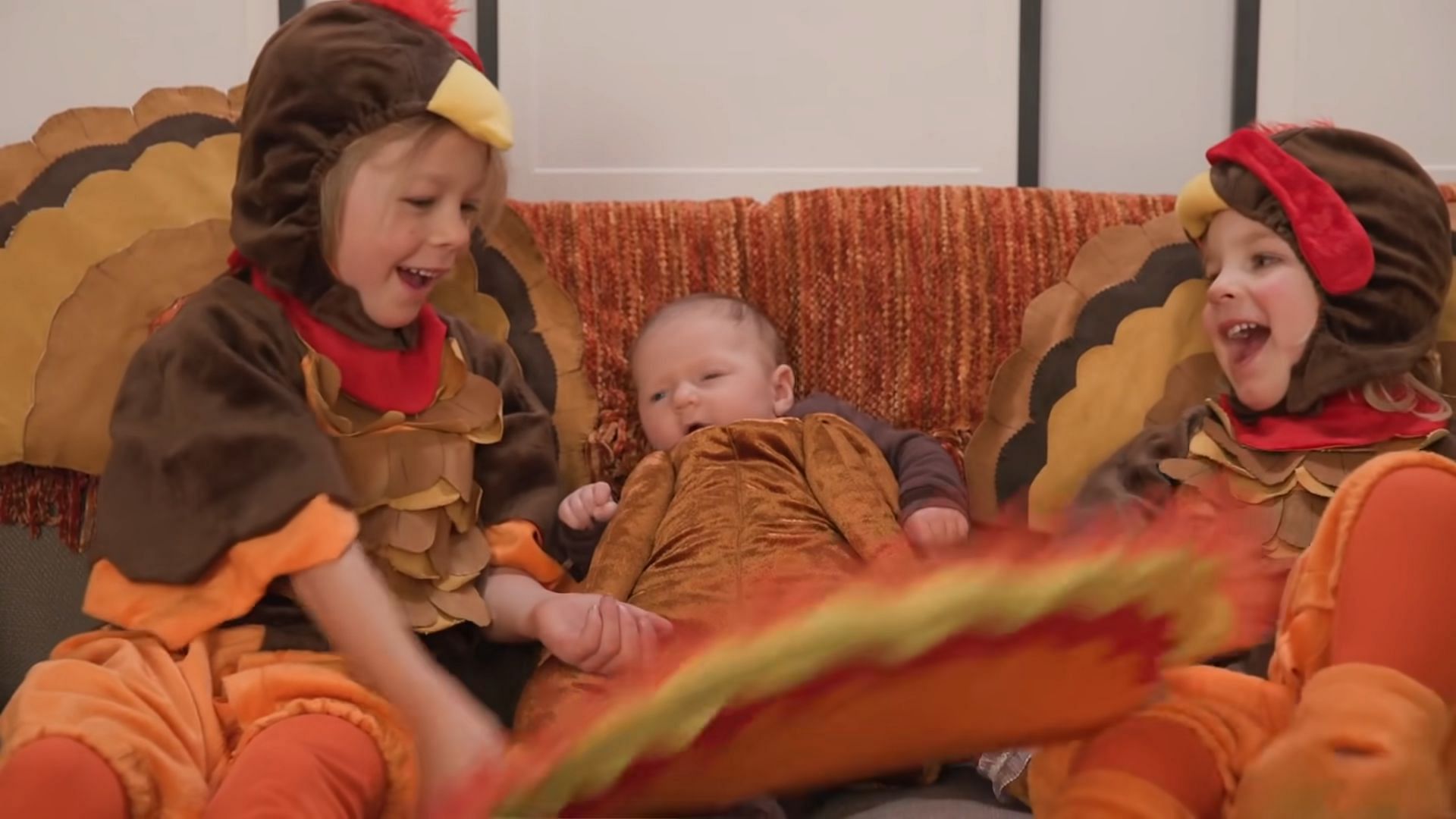 Seth Meyers and Alexi Ashe&#039;s children (Image via Late Night with Seth Meyers/ YouTube)