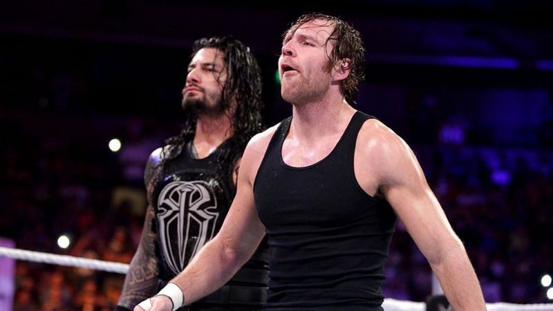 Roman Reigns and Jon Moxley (f.k.a. Dean Ambrose)