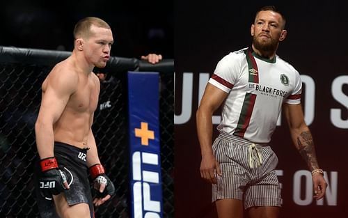 UFC's Petr Yan (left) and Conor McGregor (right)