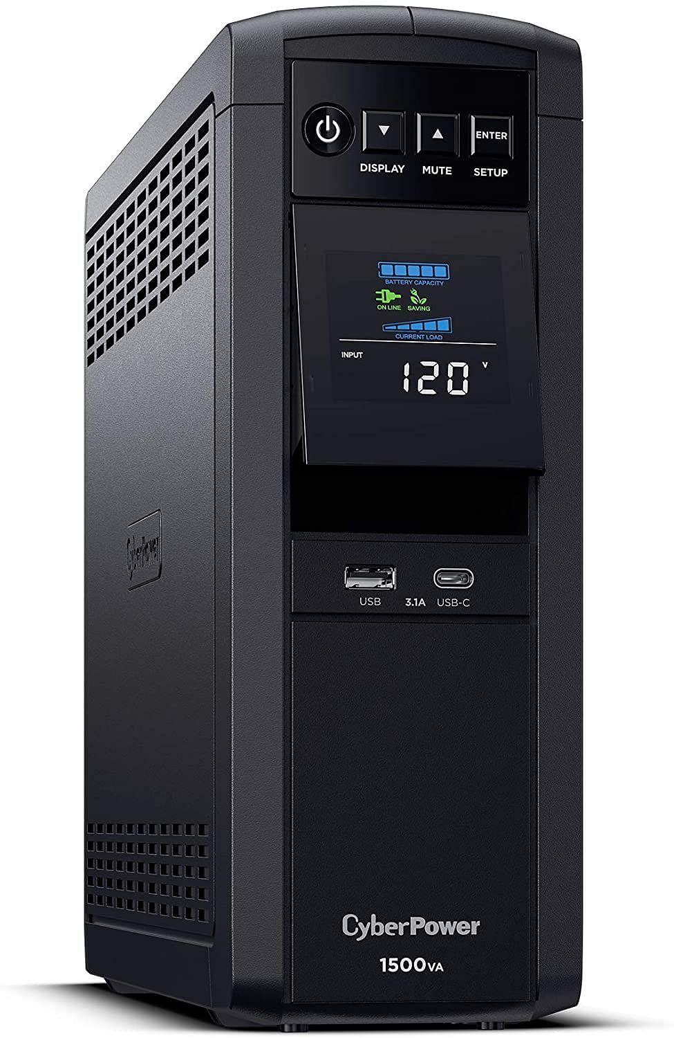 The CyberPower CP1500PFCLCD (Image via Amazon)