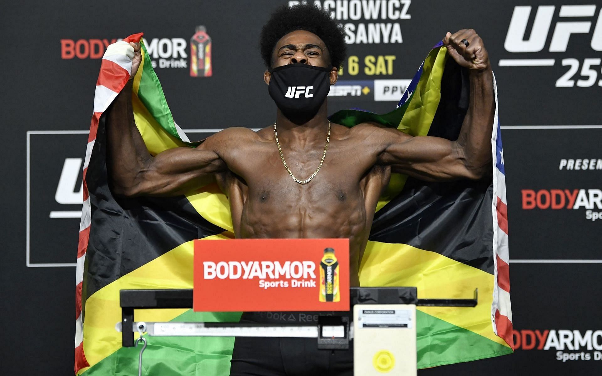 Aljamain Sterling at UFC 259 Blachowicz vs. Adesanya: Weigh-Ins