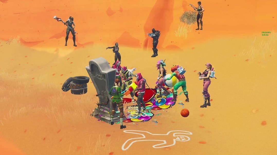 Chappadoodle funeral location in Fortnite (Image via Epic Games)