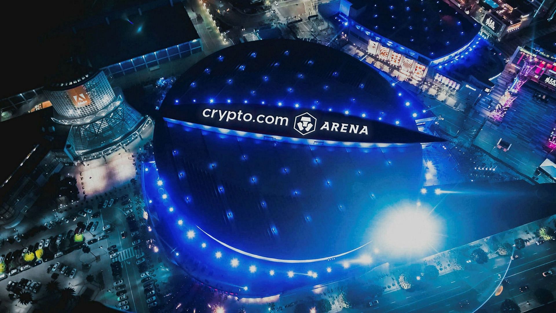 Christmas in Los Angeles will be more eventful than usual with the renaming of the Staples Center to Crypto.com Arena officially announced [Photo: Financial Times]