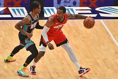 John Wall of the Houston Rockets and Ja Morant of the Memphis Grizzlies.