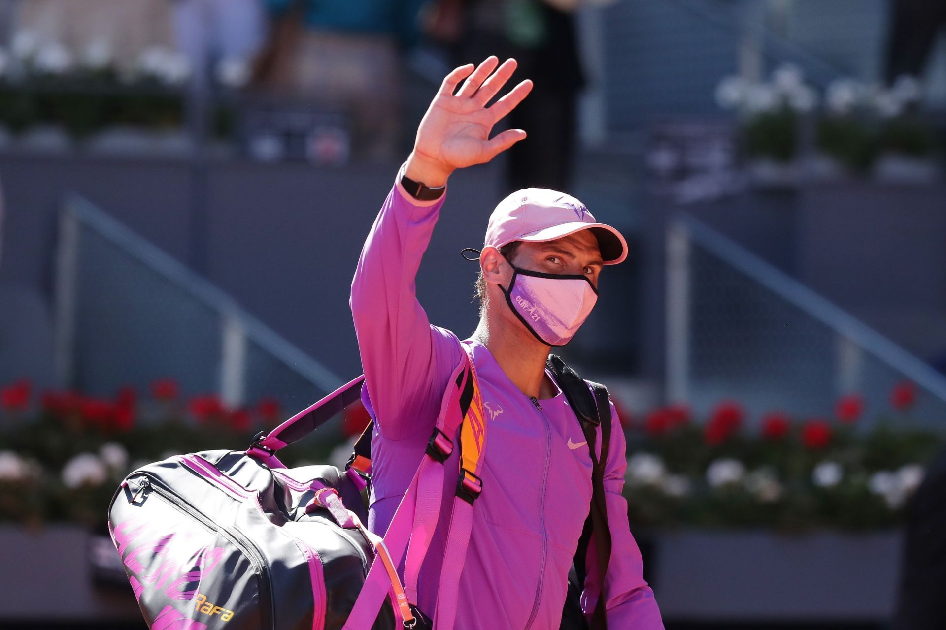 Rafael Nadal at the 2021 Mutua Madrid Open