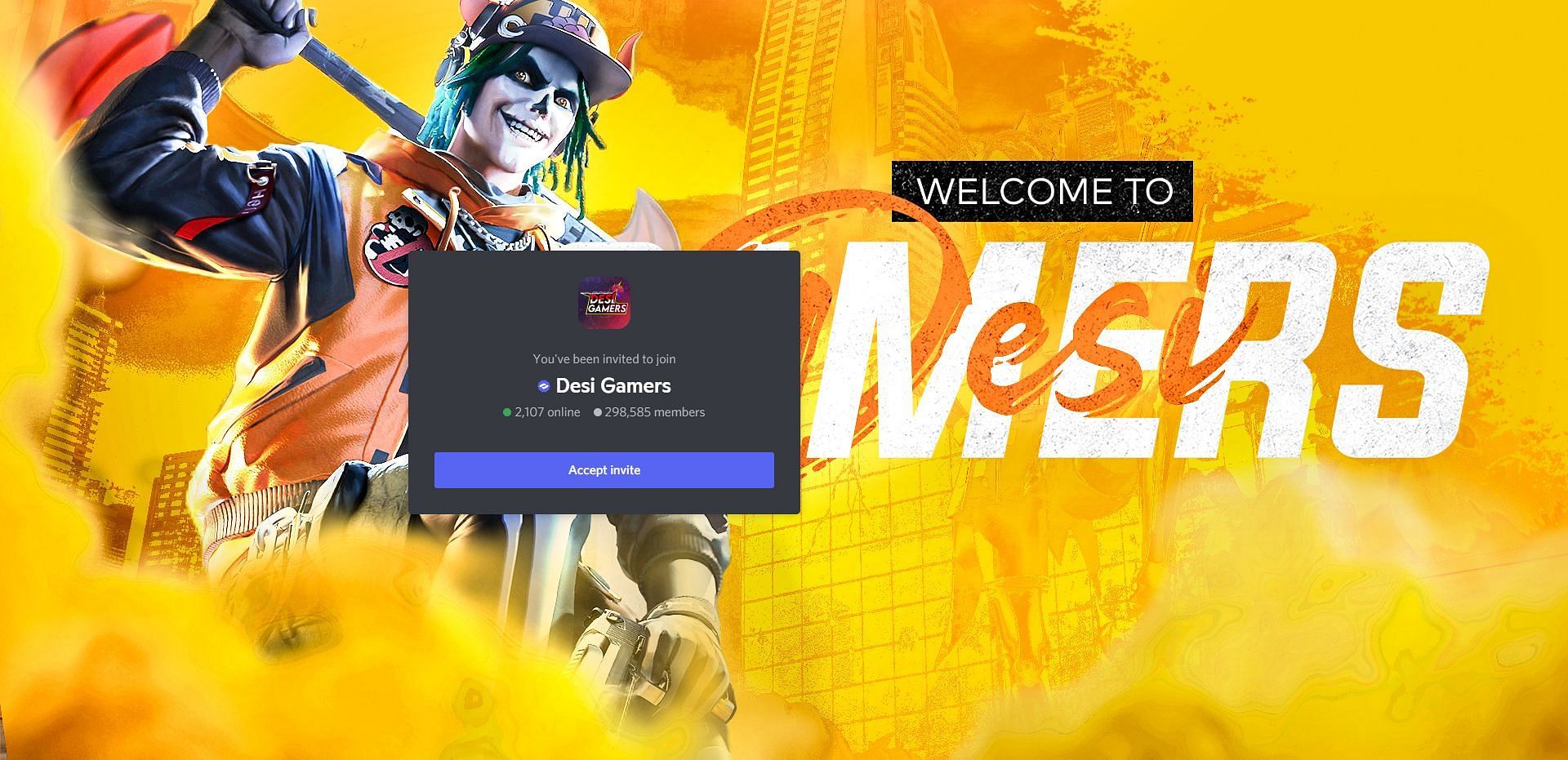 Desi Gamers has close to 300K members (Image via Discord)