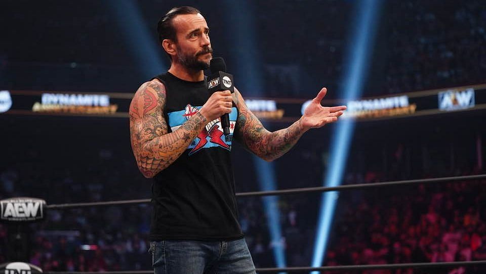 CM Punk&#039;s appearance on an AEW TV show