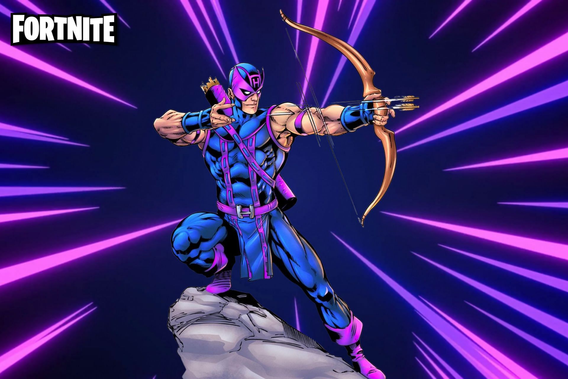 Hawkeye is rumored to become the next Fortnite x MCU collaboration (Image via Sportskeeda)