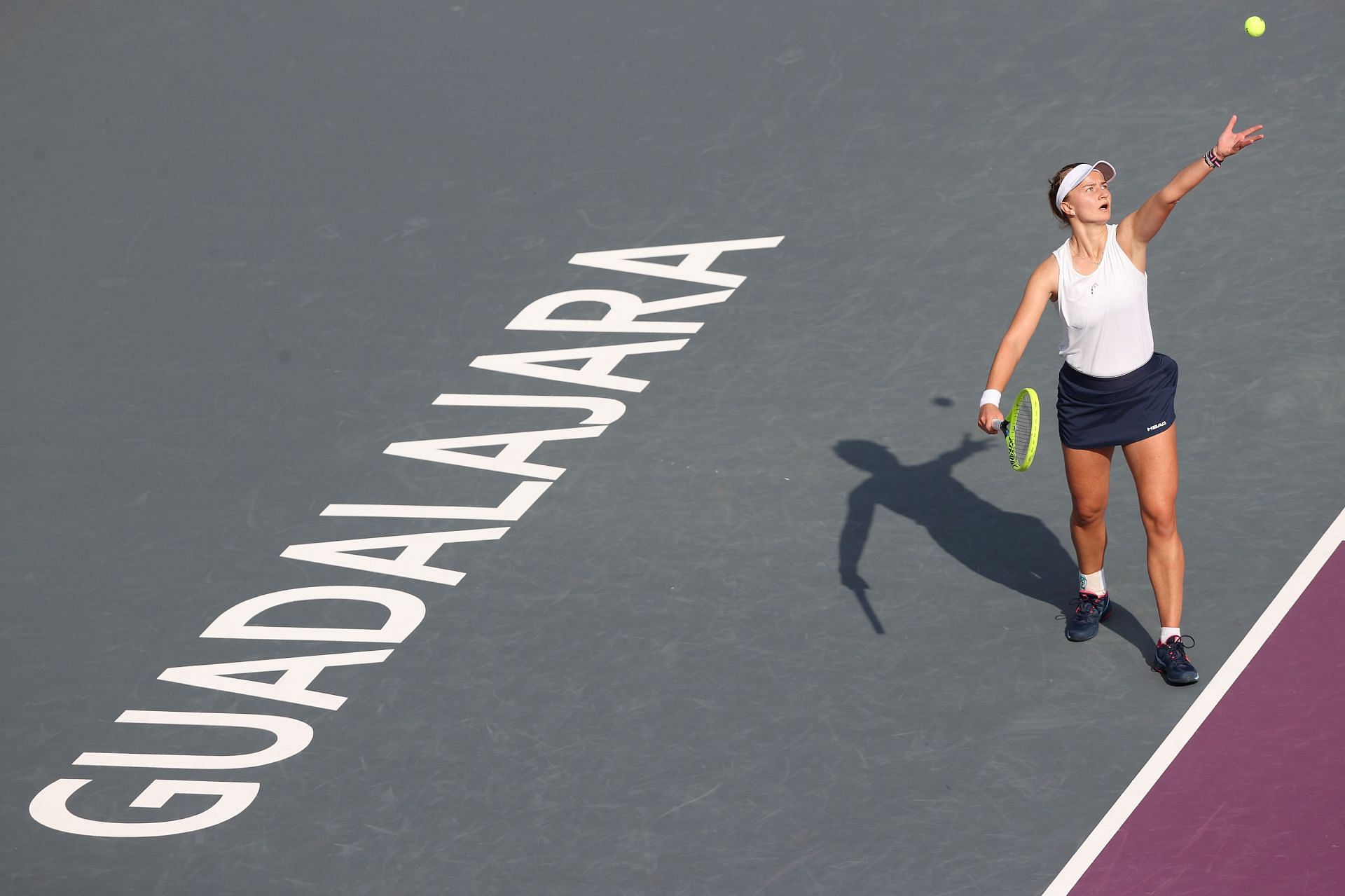 Barbora Krejcikova at the 2021 WTA Finals.