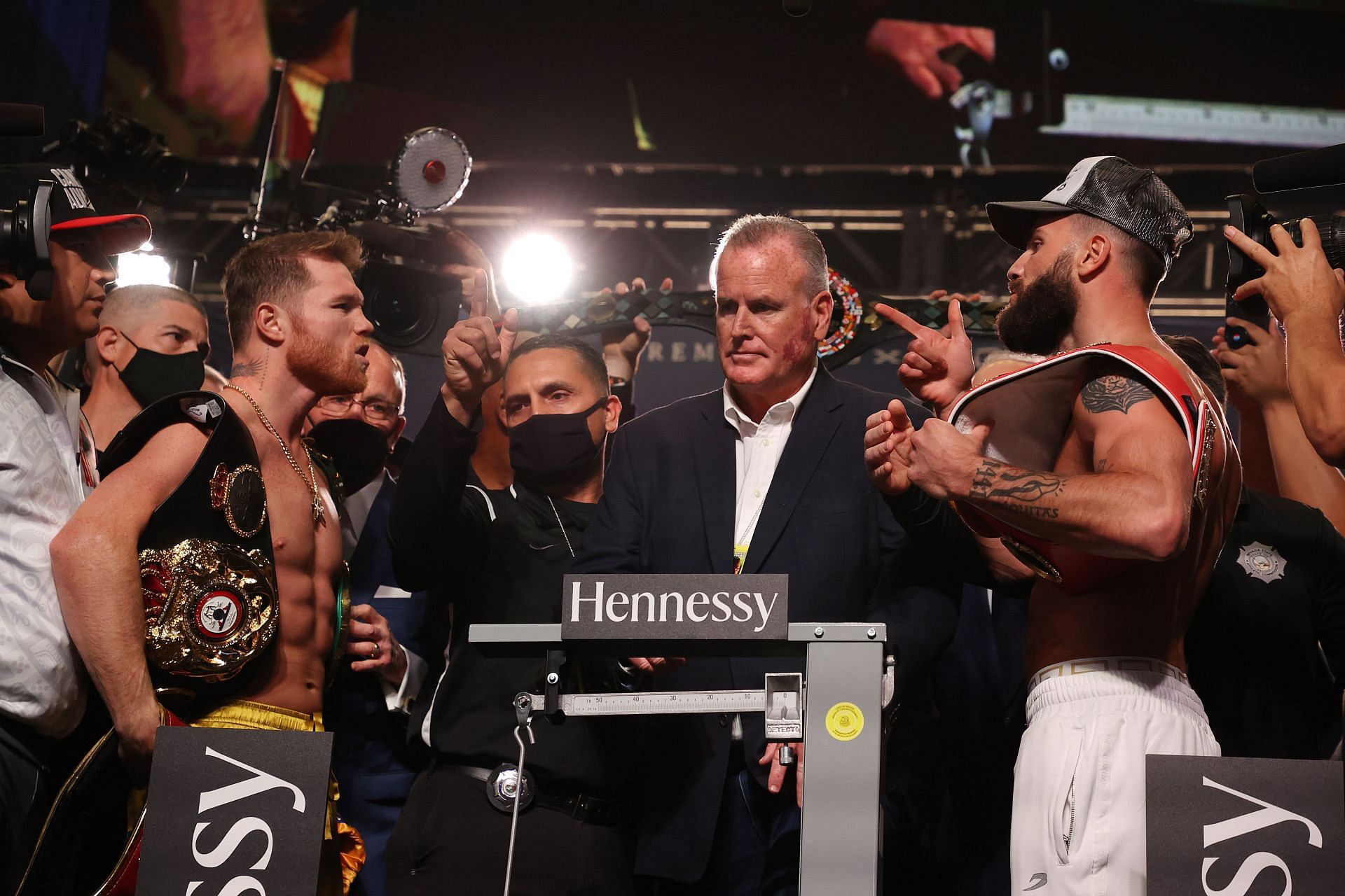 Canelo Alvarez v Caleb Plant - Weigh-in