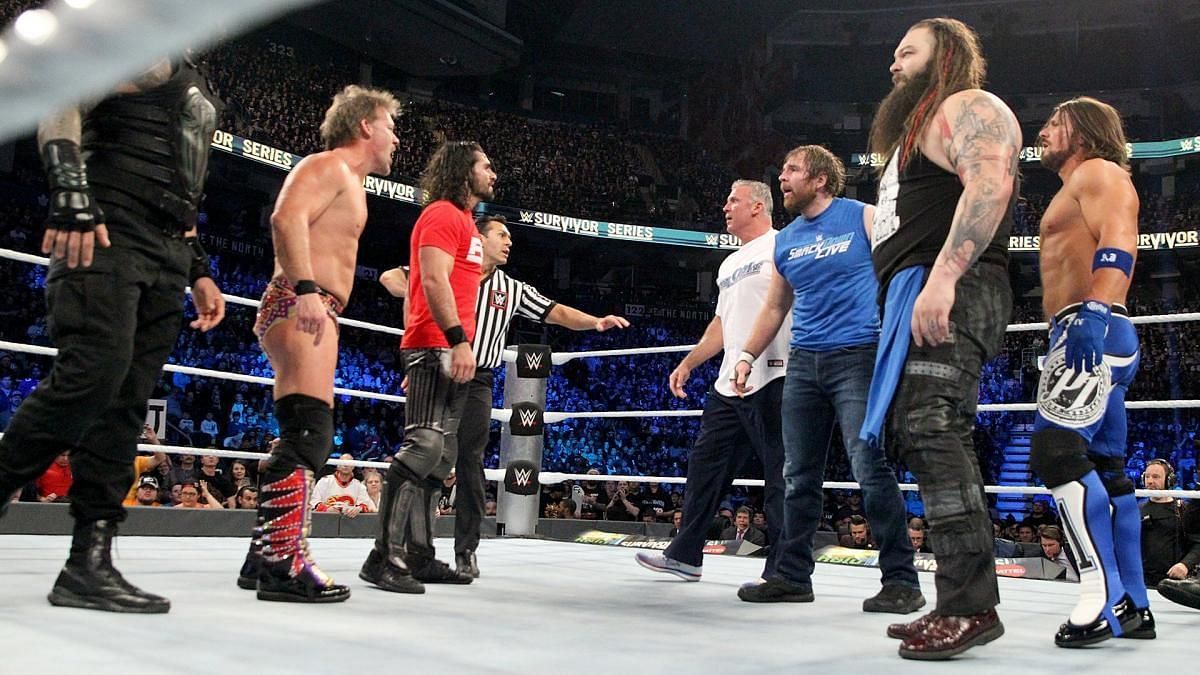 Team RAW vs. Team SmackDown at WWE Survivor Series 2016