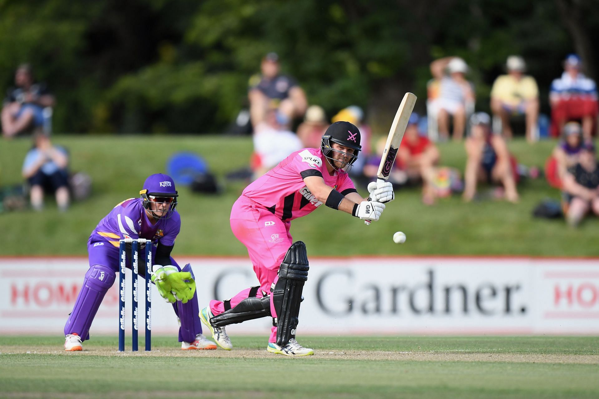 Corey Anderson batting in the T20 Super Smash