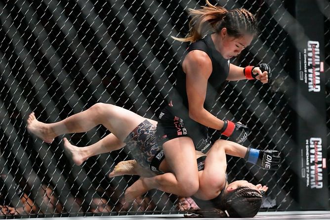 ONE Championship atomweight champion Angela Lee might be the best female fighter outside the UFC