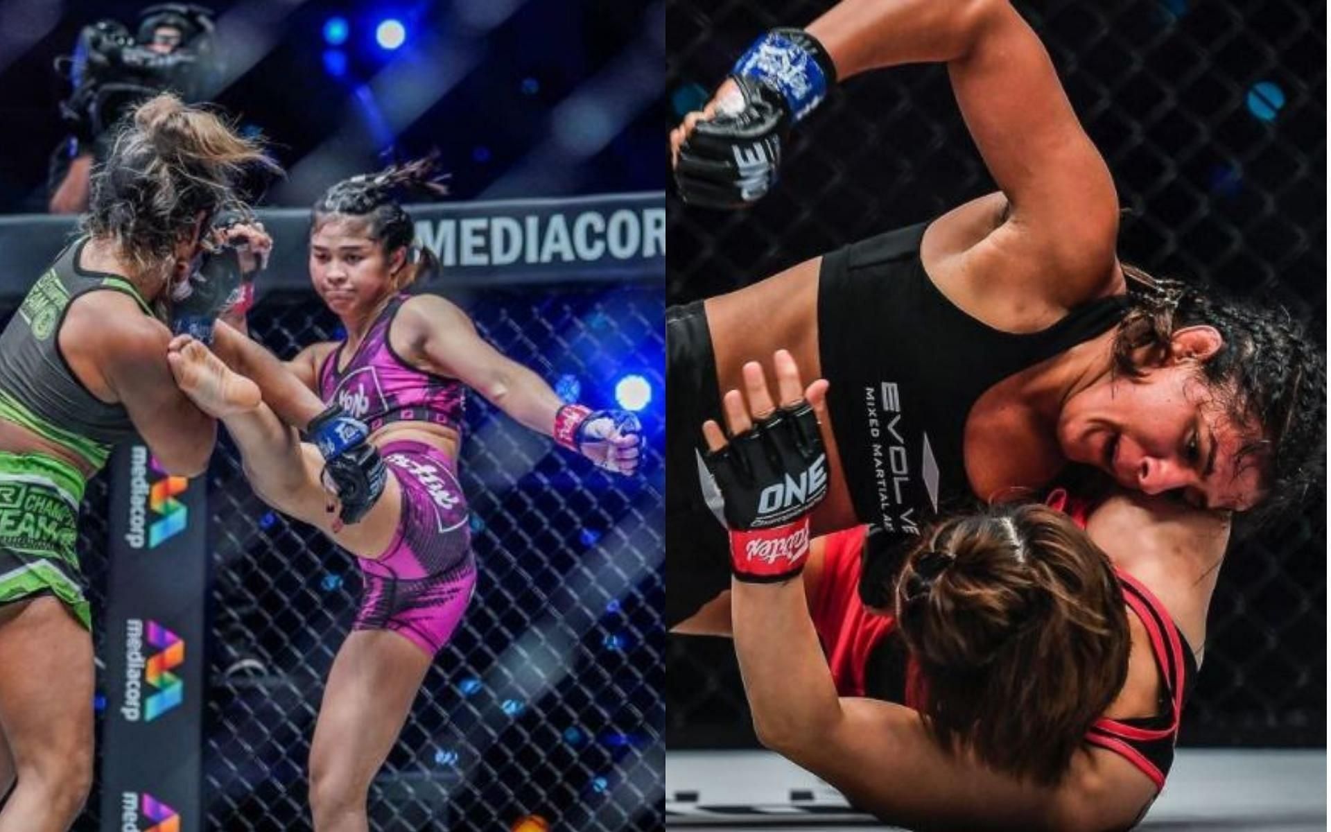 Stamp Fairtex (left) and Ritu Phogat (right) will clash in the finals of ONE Championship&#039;s Atomweight Grand Prix. (Images Courtesy: @stamp_fairtex and @rituphogat48 on Instagram)