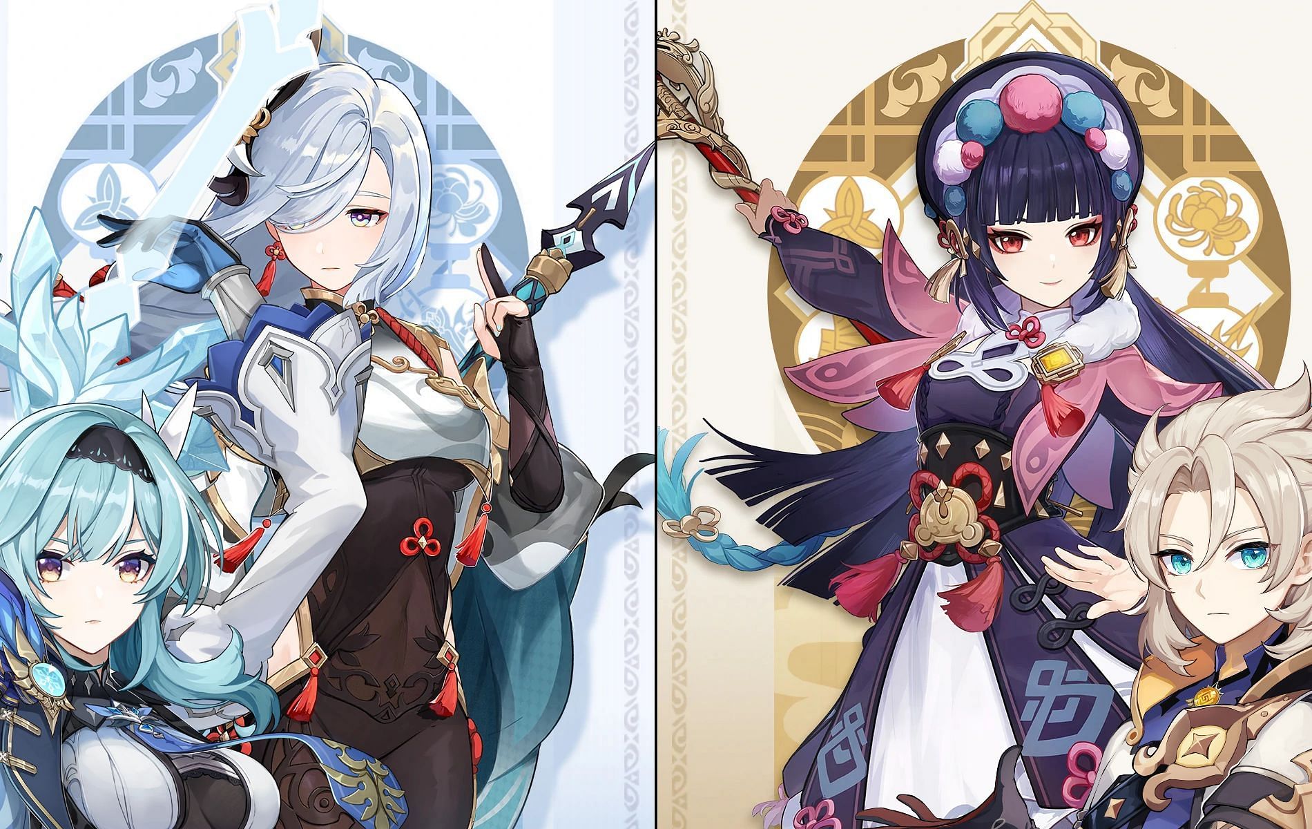 Some of the upcoming Genshin Impact characters (Image via Genshin Impact)