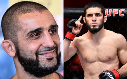 Firas Zahabi (left); Islam Makhachev (right)