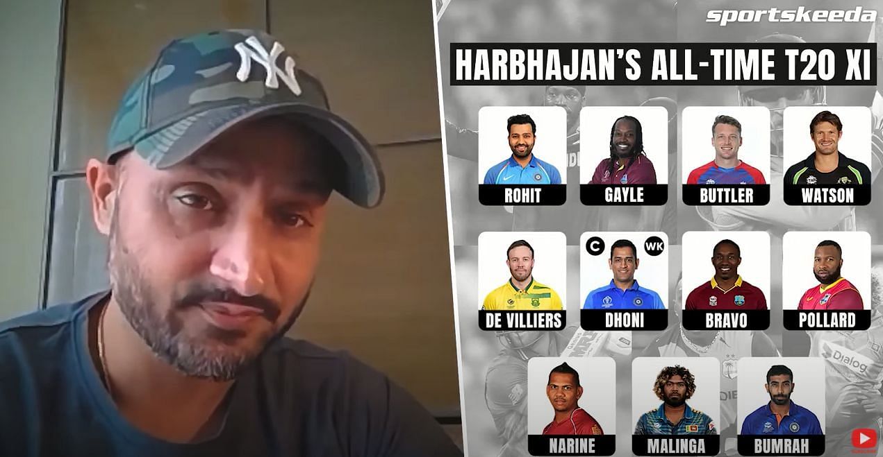 Harbhajan Singh&#039;s all-time T20 XI