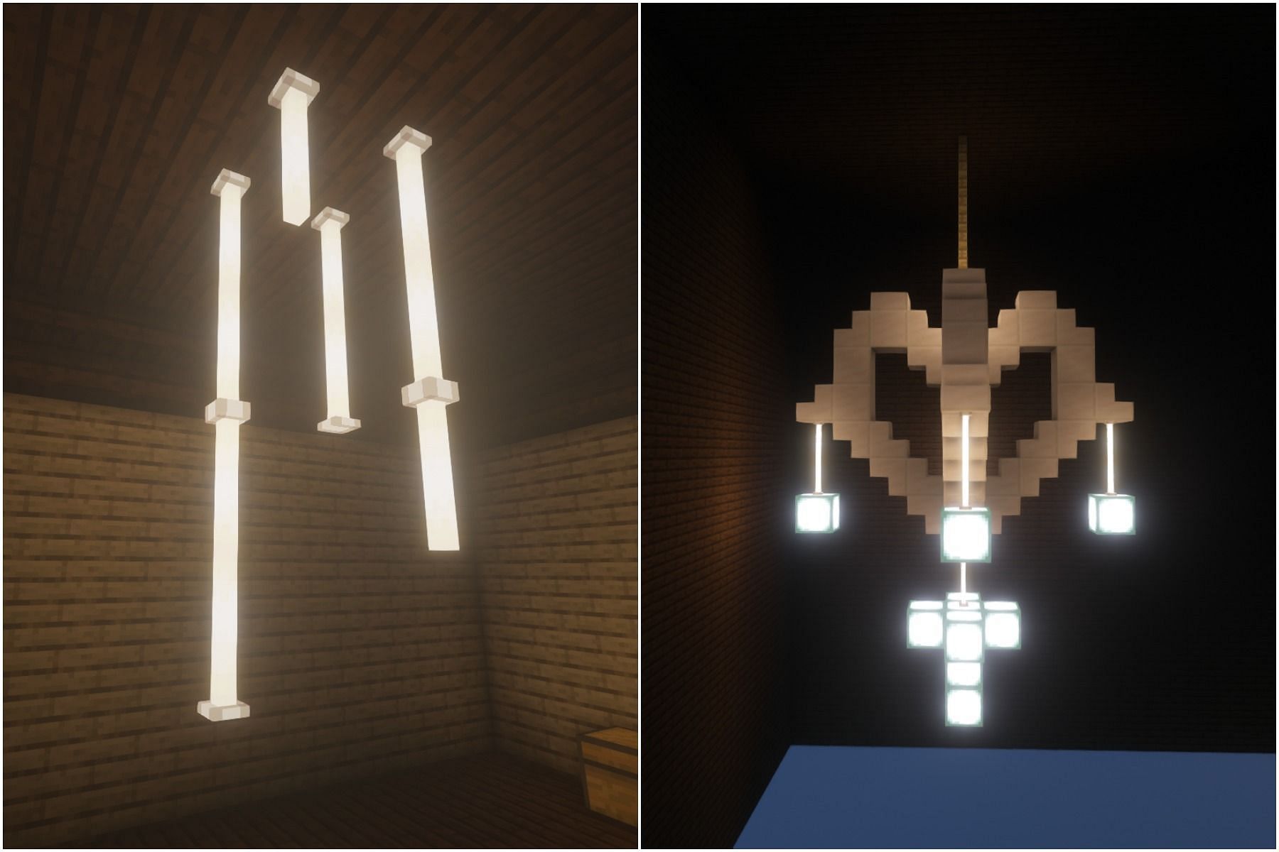 Ceiling decorations (Image via Minecraft)
